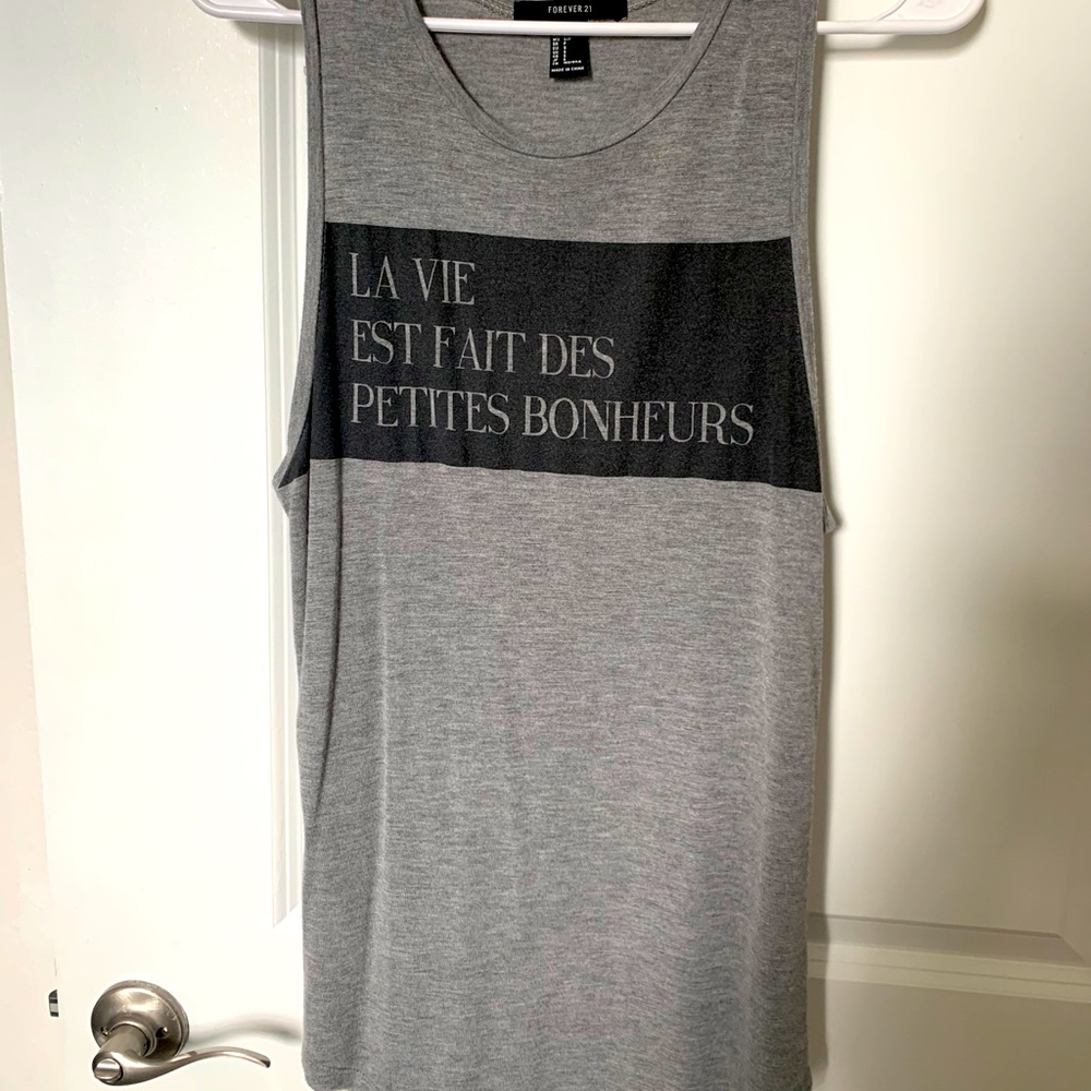 Forever 21 - gray tank